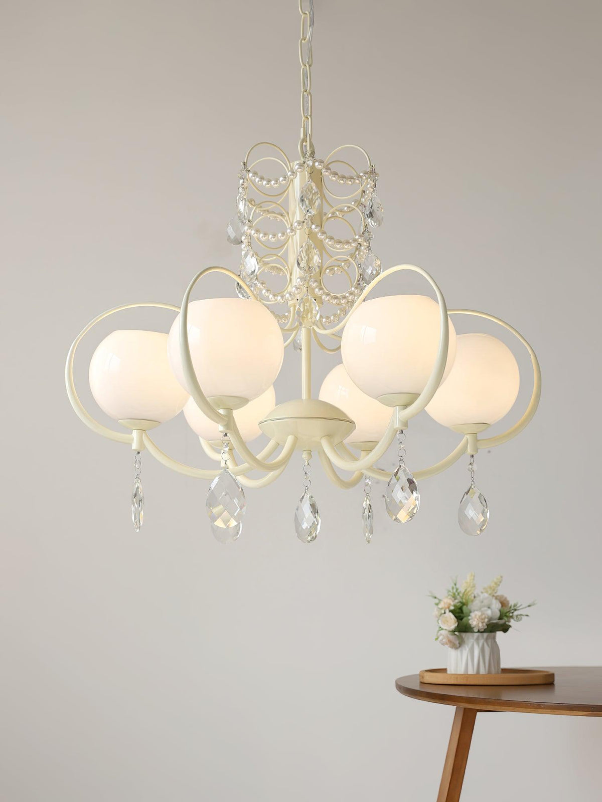 Verrenevia Glass Chandelier-Moonnatur