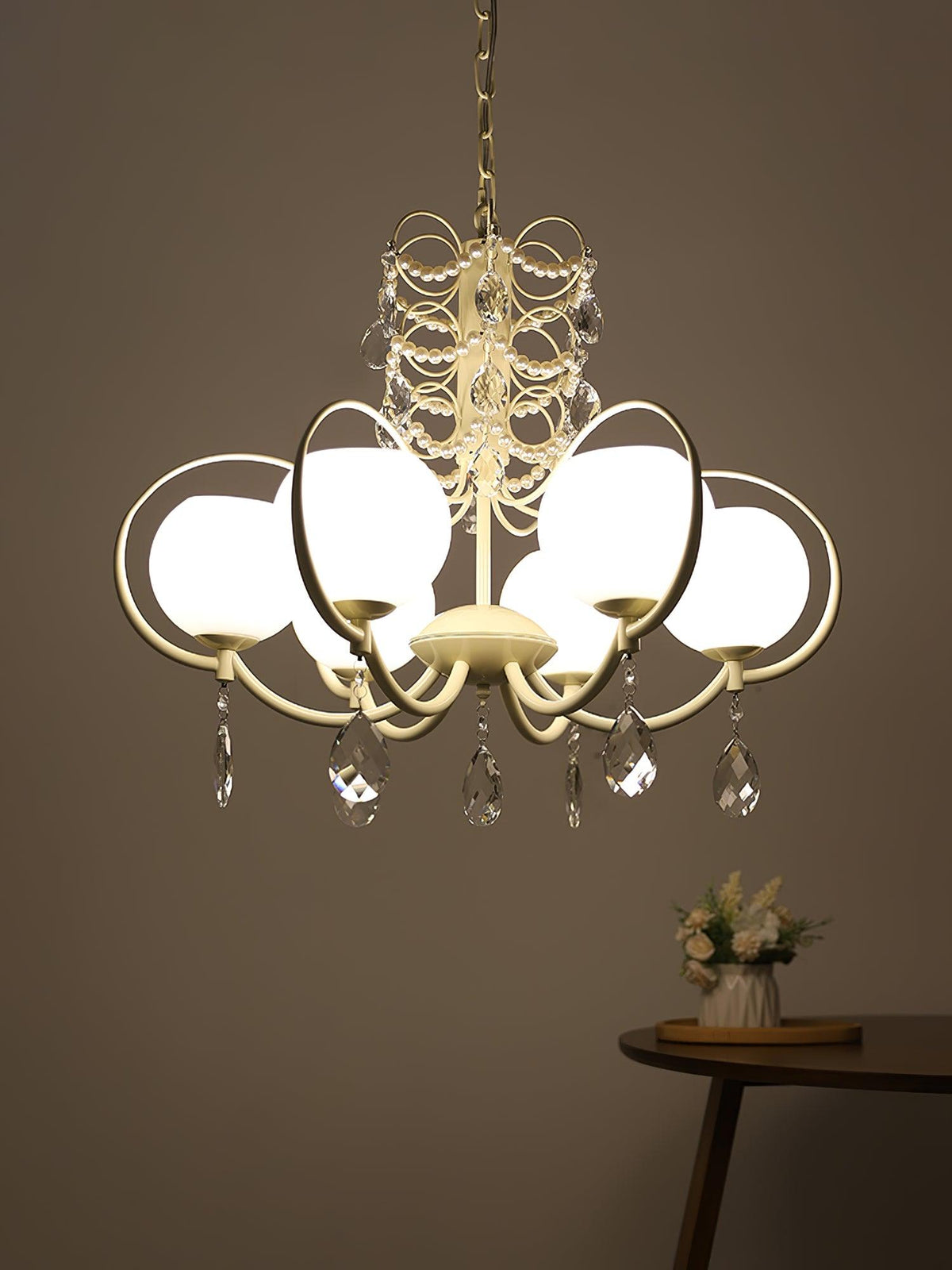 Verrenevia Glass Chandelier-Moonnatur