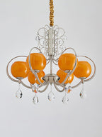 Verrenevia Glass Chandelier-Moonnatur