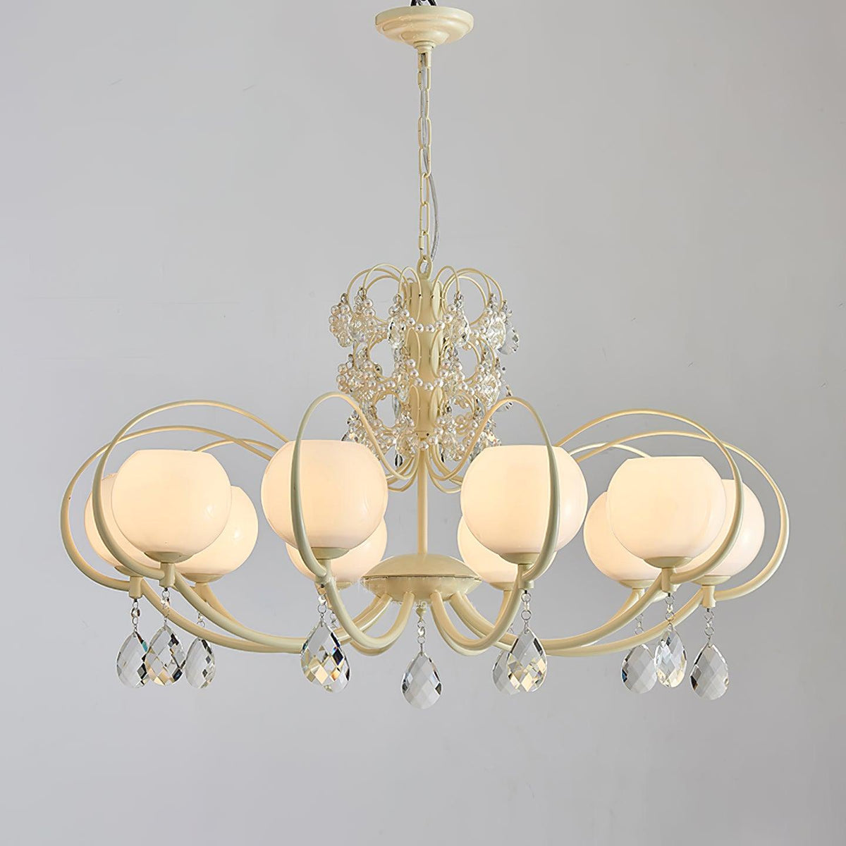 Verrenevia Glass Chandelier-Moonnatur