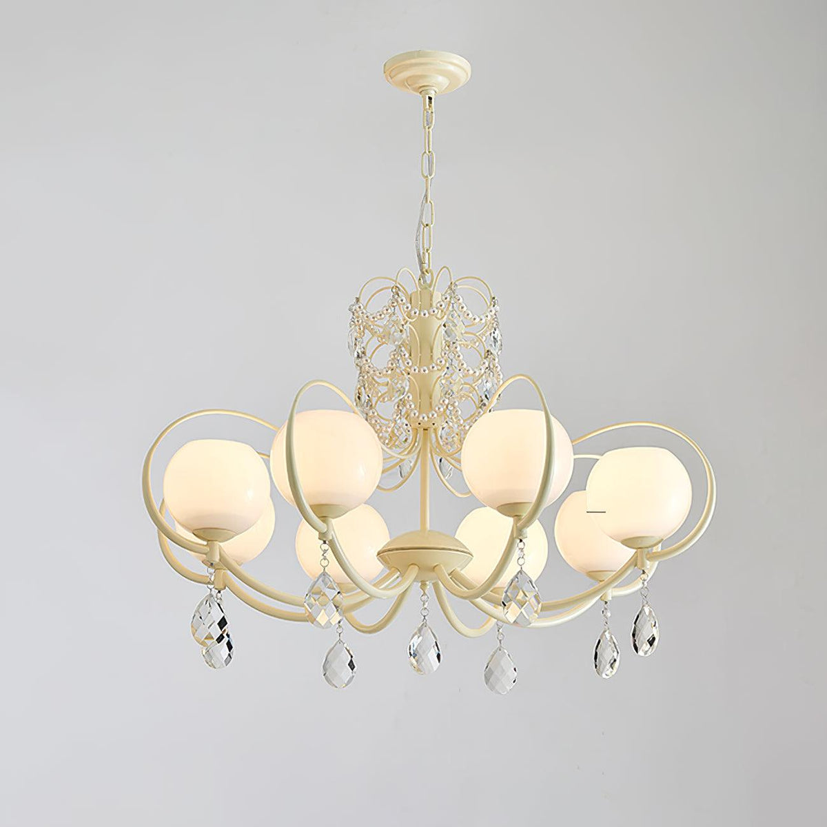 Verrenevia Glass Chandelier-Moonnatur