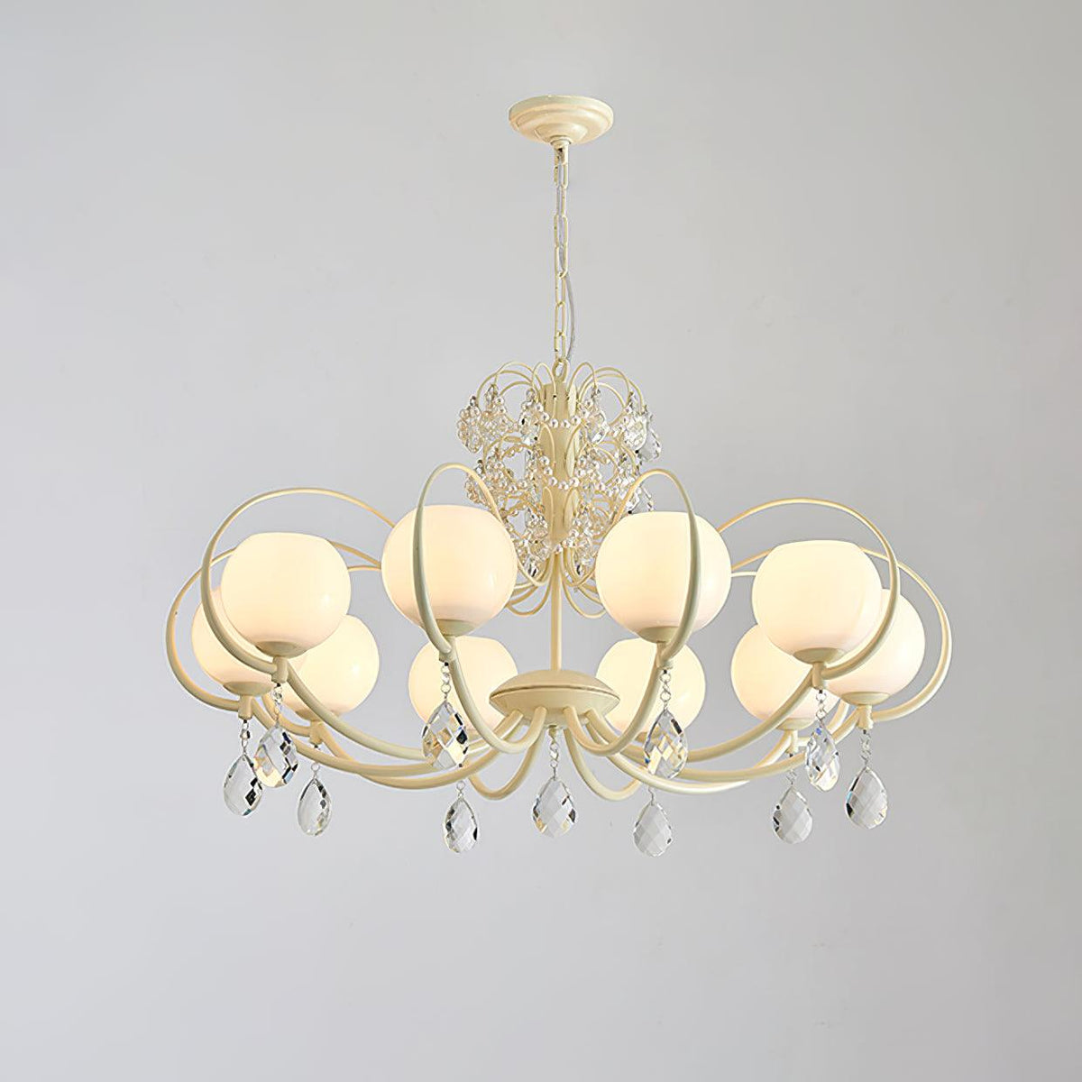 Verrenevia Glass Chandelier-Moonnatur