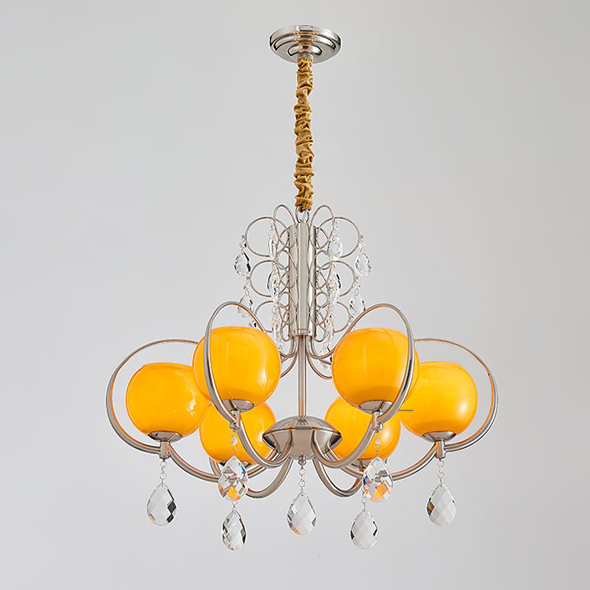 Verrenevia Glass Chandelier-Moonnatur