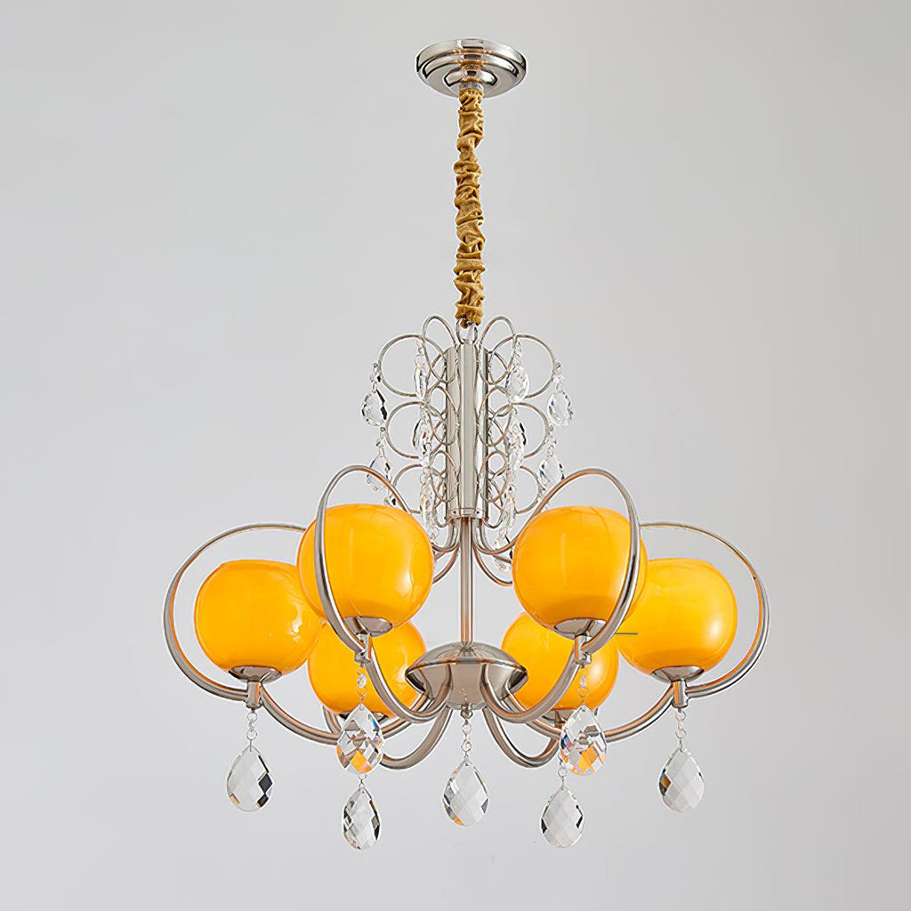 Verrenevia Glass Chandelier-Moonnatur
