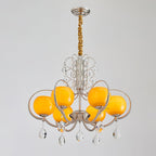Verrenevia Glass Chandelier-Moonnatur