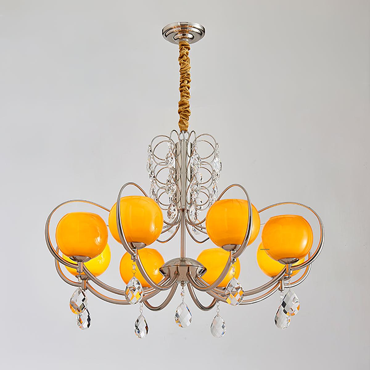 Verrenevia Glass Chandelier-Moonnatur
