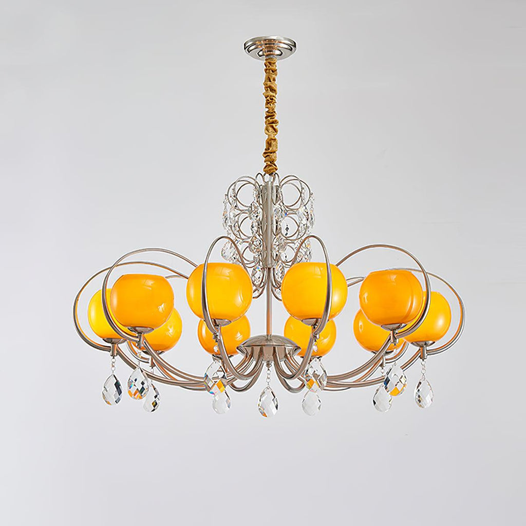 Verrenevia Glass Chandelier-Moonnatur