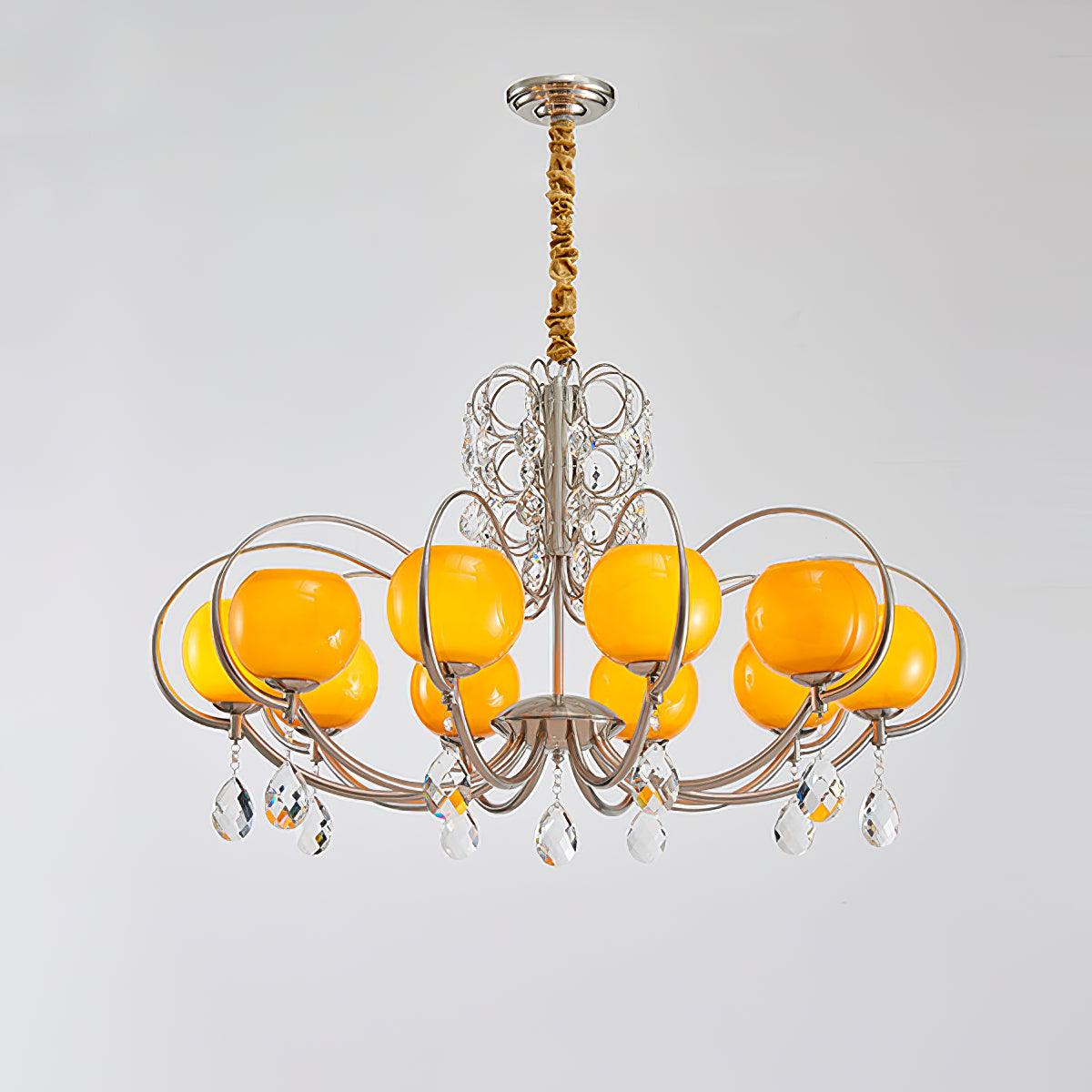 Verrenevia Glass Chandelier-Moonnatur