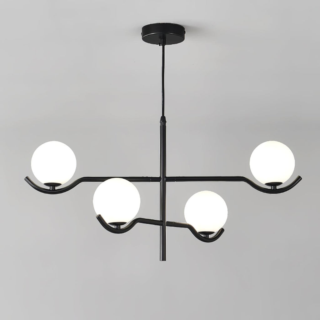 Elarose Glass Chandelier-Moonnatur