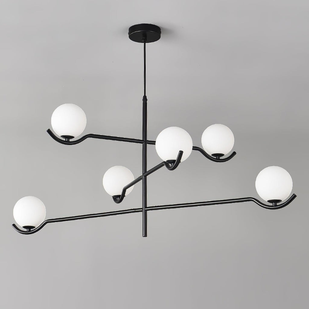 Elarose Glass Chandelier-Moonnatur