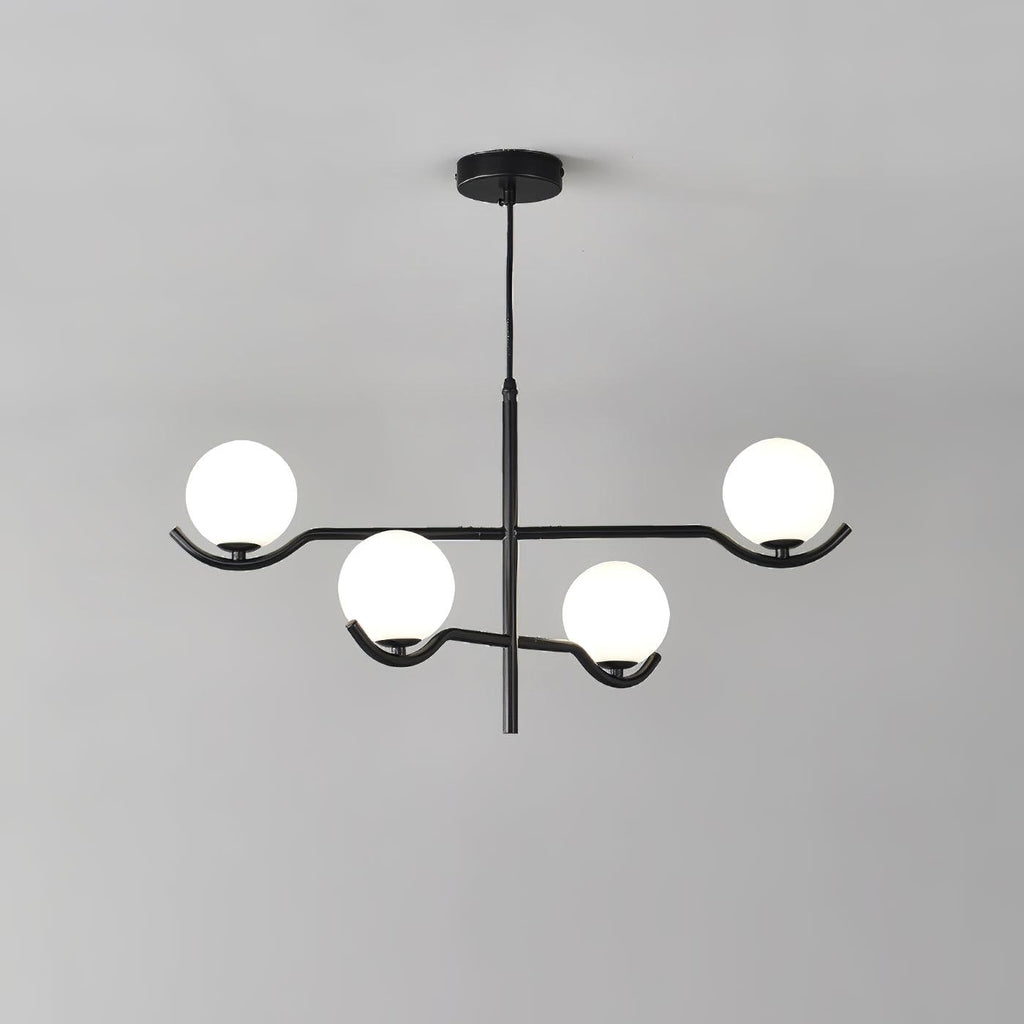 Elarose Glass Chandelier-Moonnatur