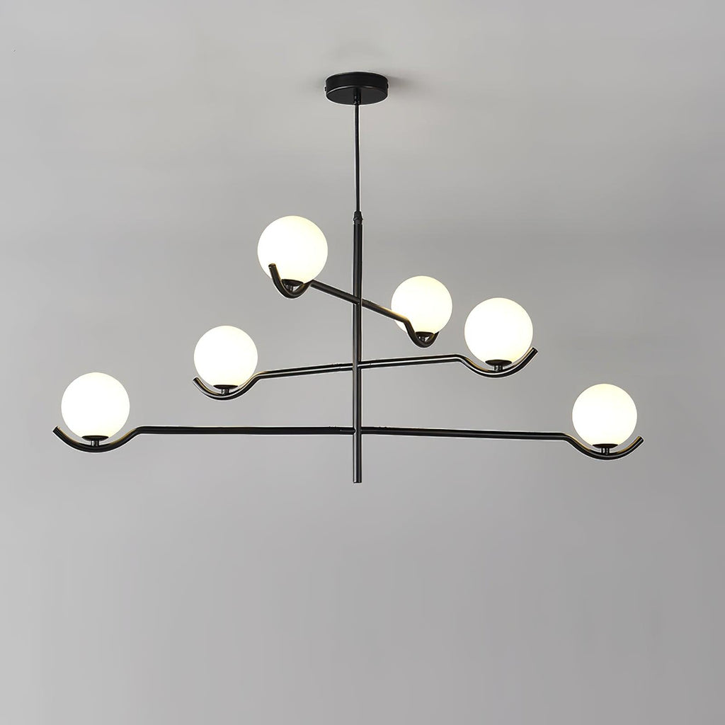 Elarose Glass Chandelier-Moonnatur