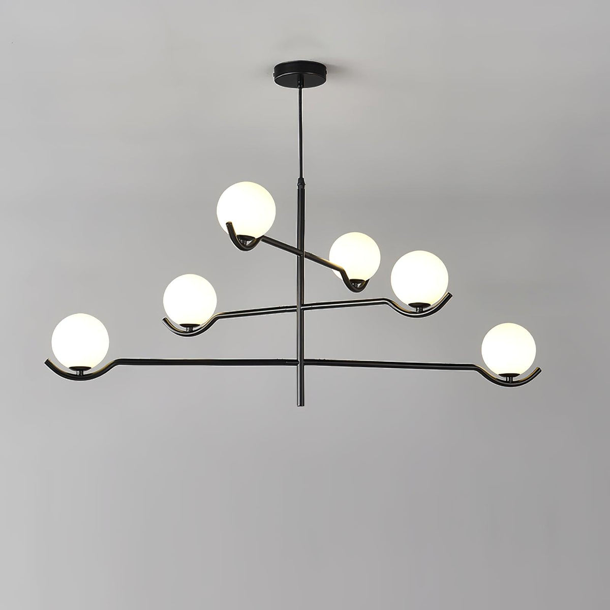 Elarose Glass Chandelier-Moonnatur