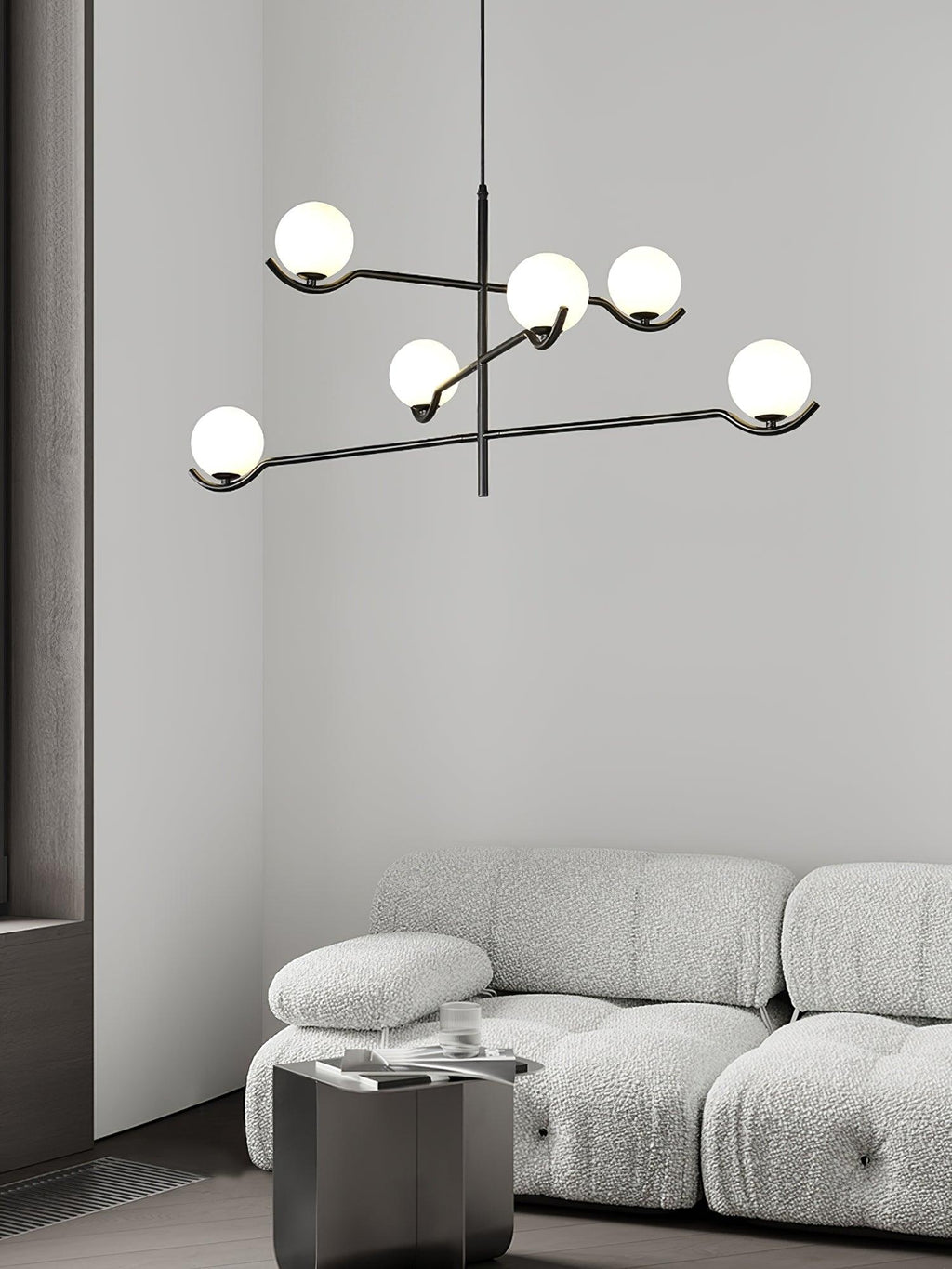 Elarose Glass Chandelier-Moonnatur