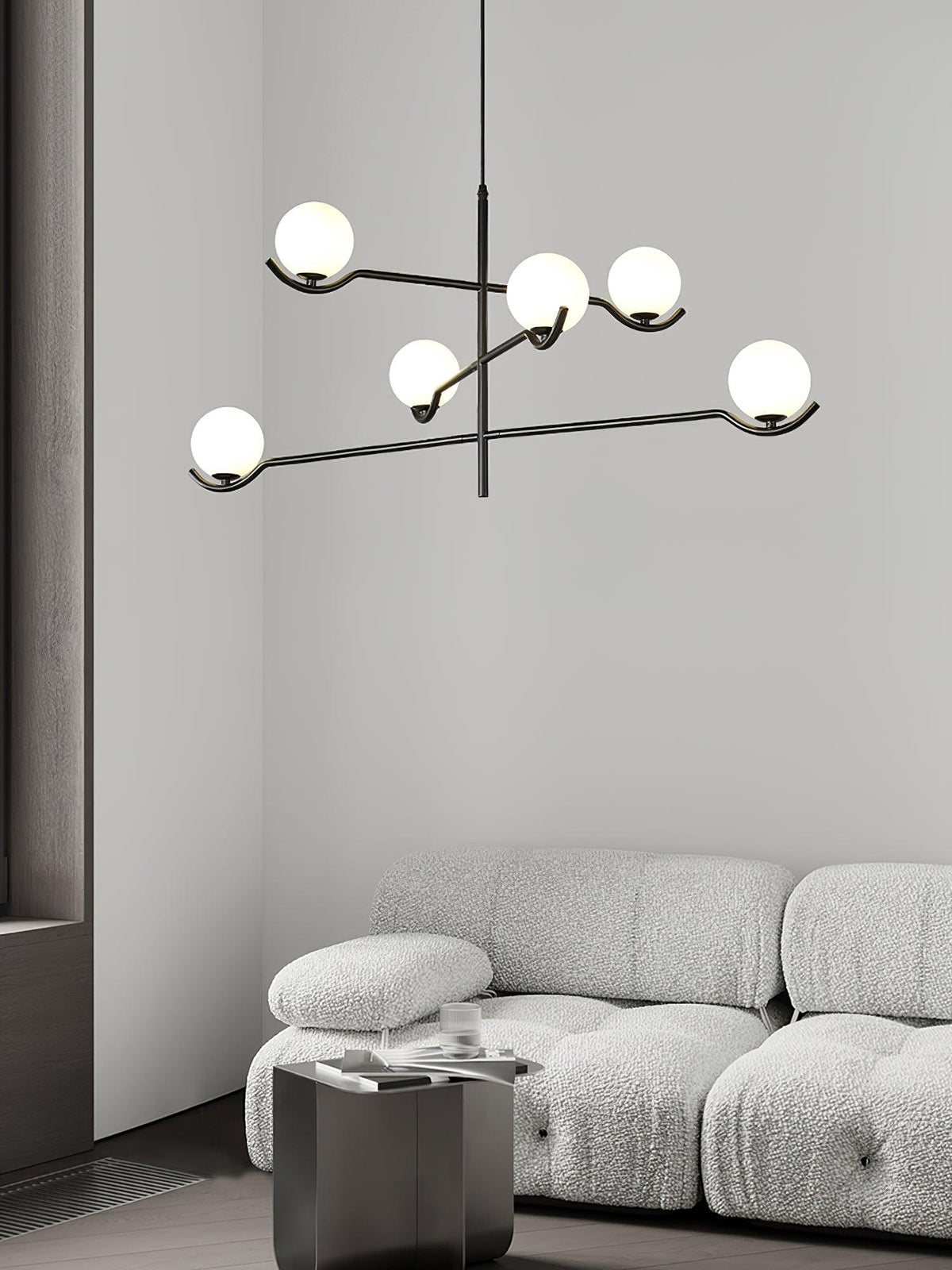 Elarose Glass Chandelier-Moonnatur