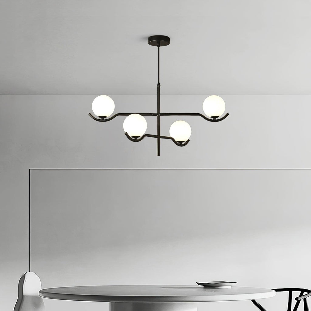 Elarose Glass Chandelier-Moonnatur