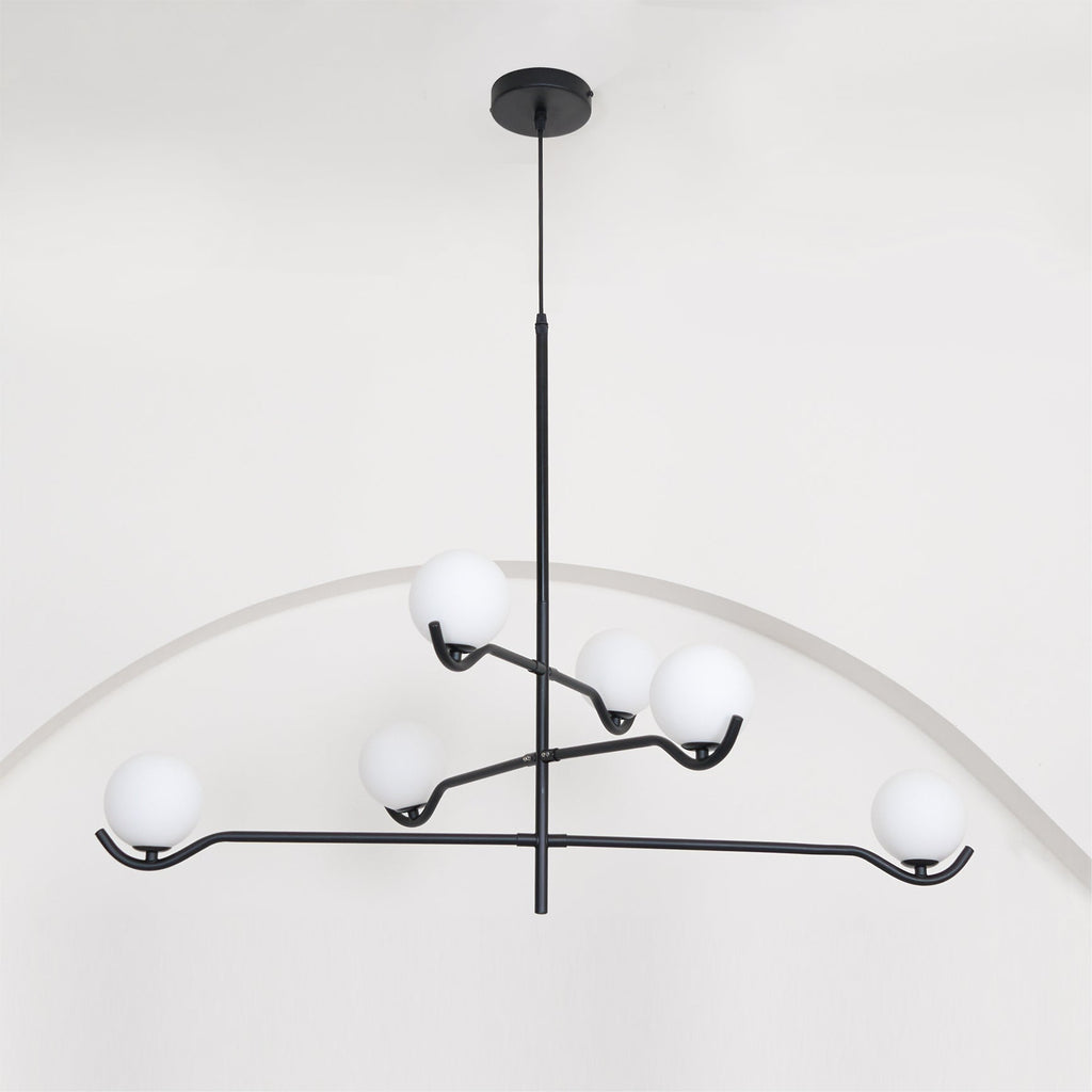 Elarose Glass Chandelier-Moonnatur