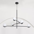 Elarose Glass Chandelier-Moonnatur