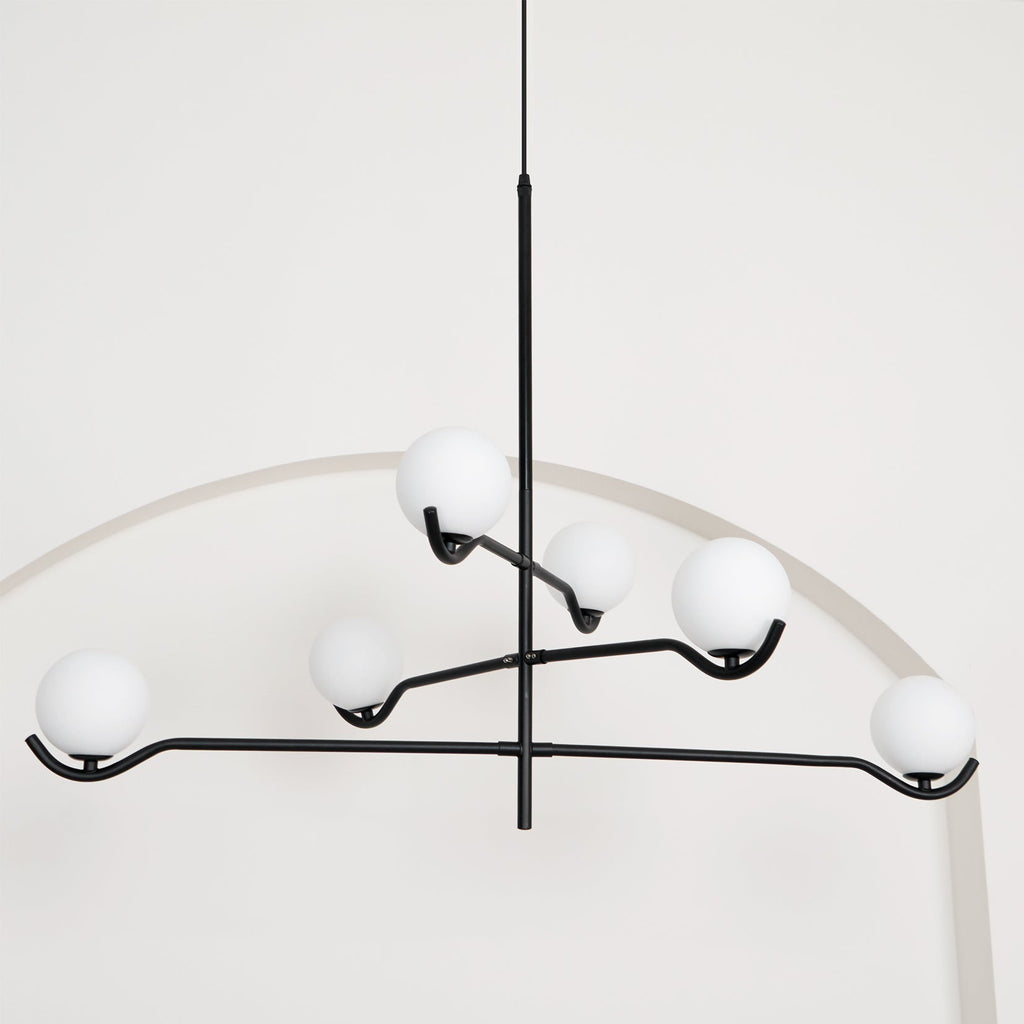Elarose Glass Chandelier-Moonnatur