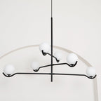 Elarose Glass Chandelier-Moonnatur
