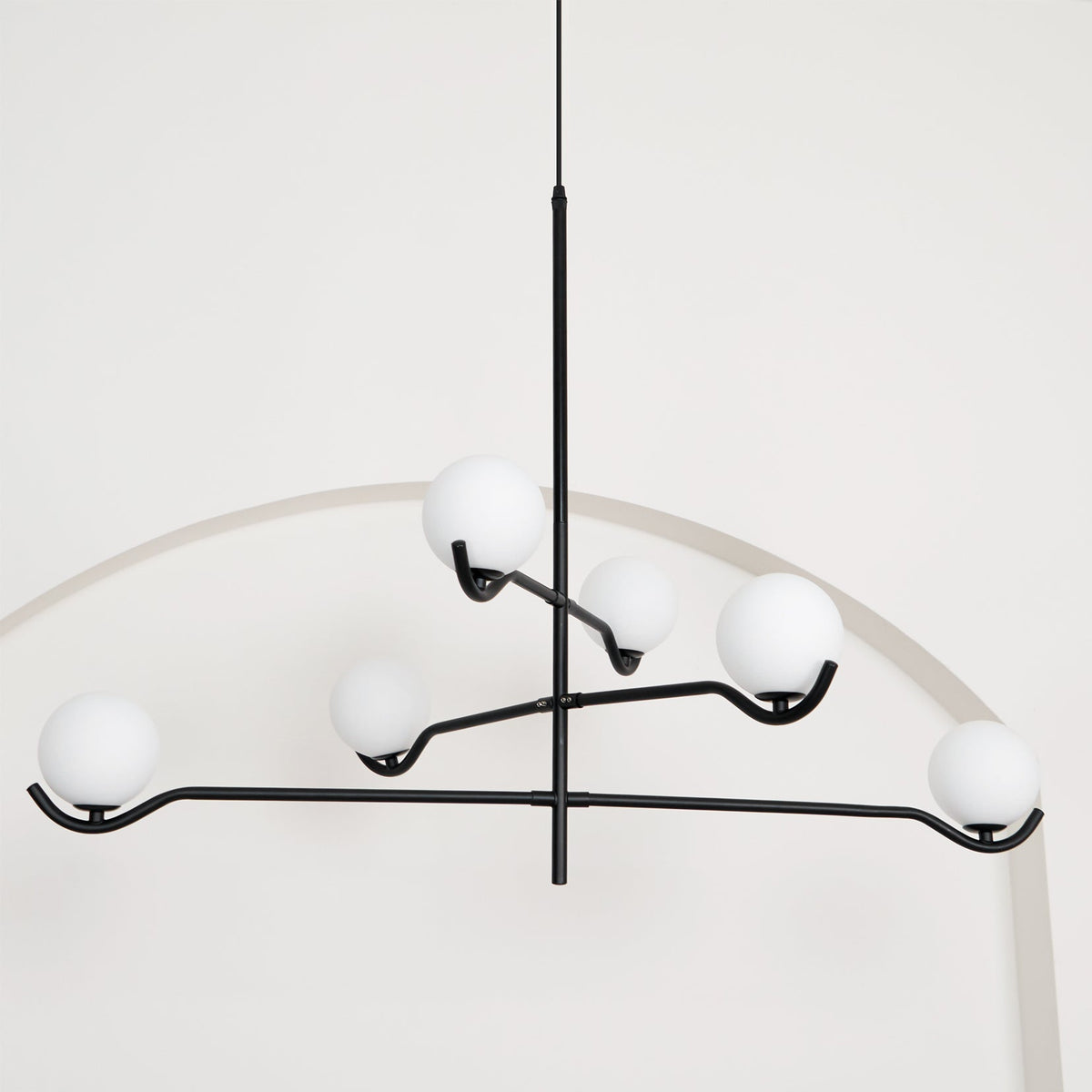 Elarose Glass Chandelier-Moonnatur