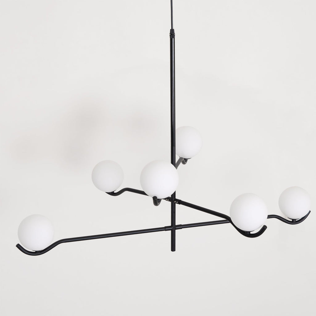 Elarose Glass Chandelier-Moonnatur
