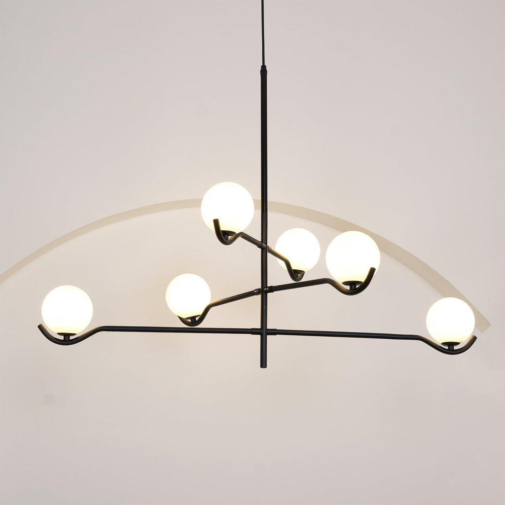 Elarose Glass Chandelier-Moonnatur