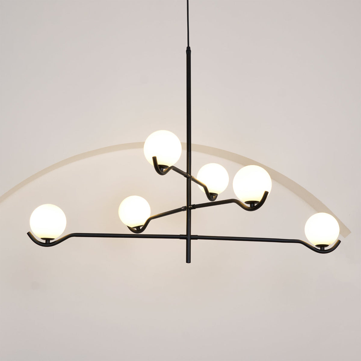 Elarose Glass Chandelier-Moonnatur