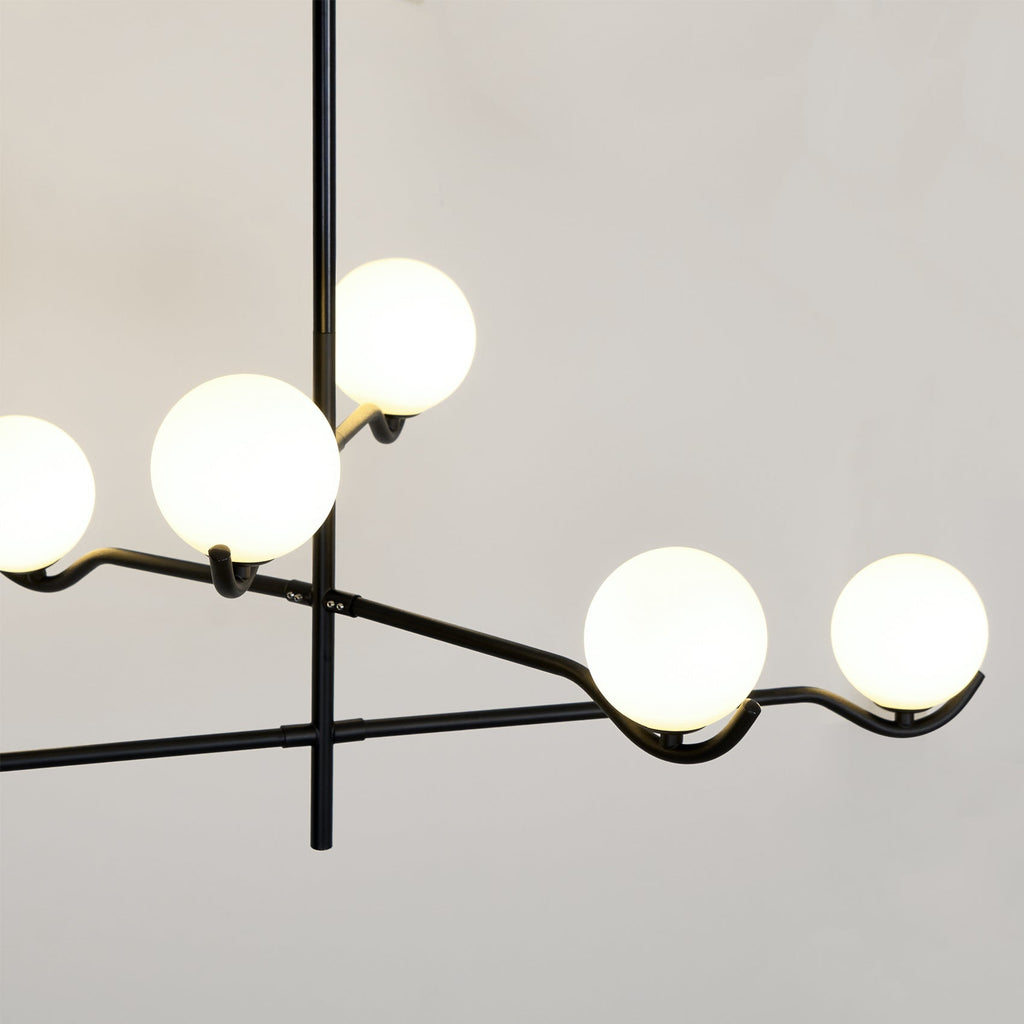 Elarose Glass Chandelier-Moonnatur
