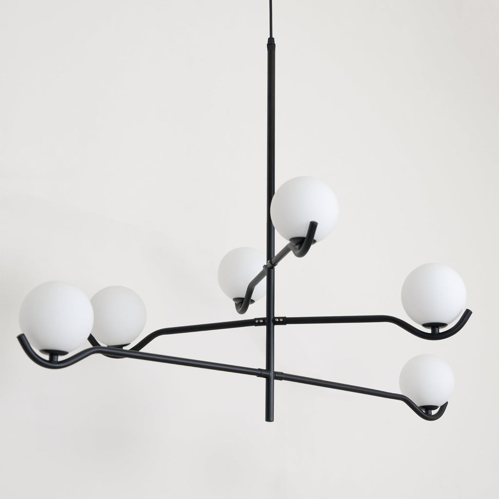 Elarose Glass Chandelier-Moonnatur