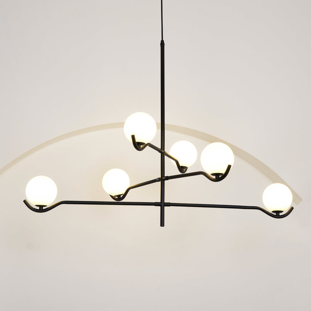 Elarose Glass Chandelier-Moonnatur