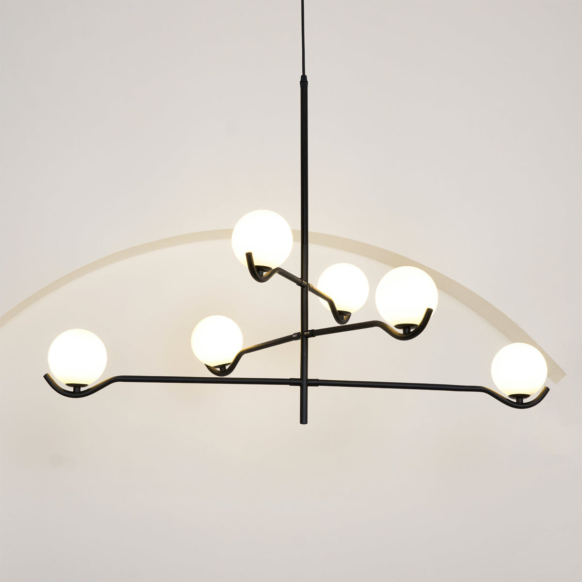 Elarose Glass Chandelier-Moonnatur
