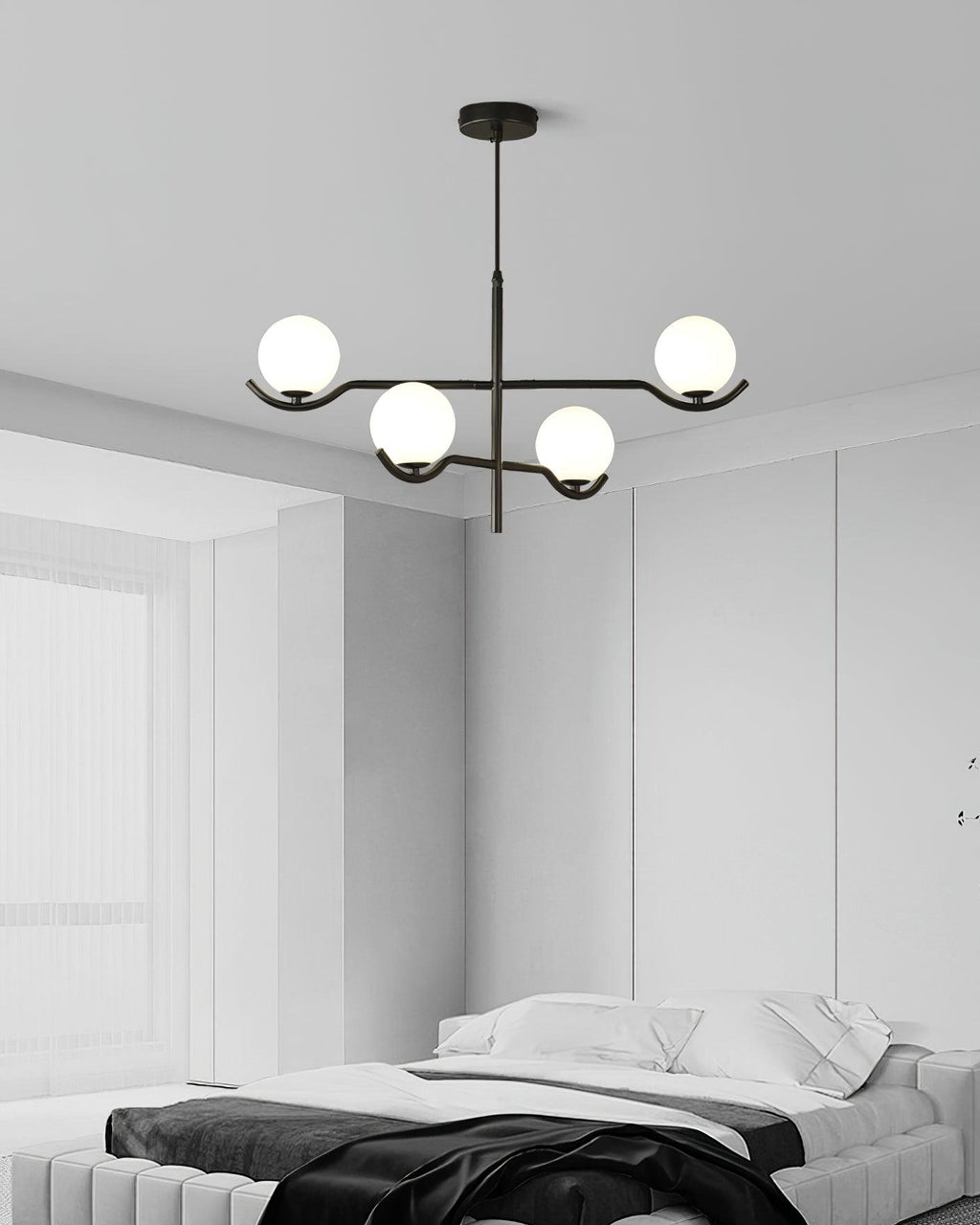 Elarose Glass Chandelier-Moonnatur