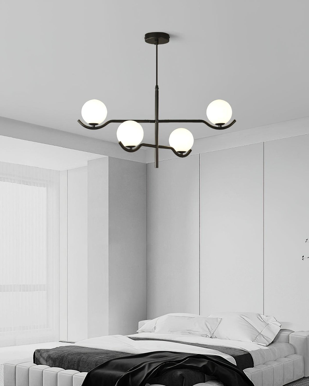Elarose Glass Chandelier-Moonnatur