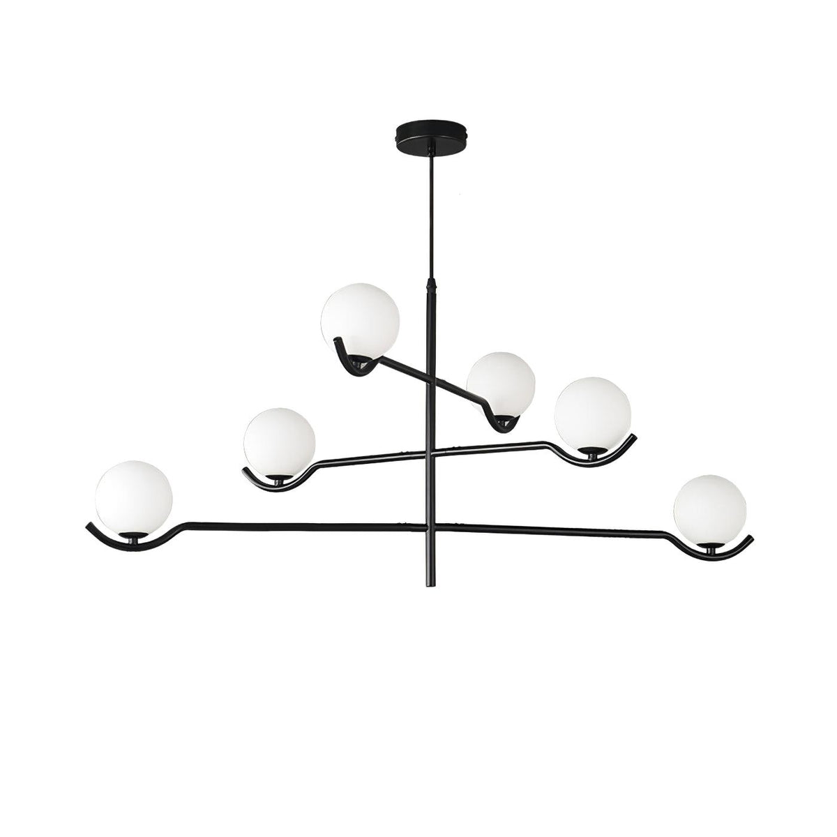 Elarose Glass Chandelier-Moonnatur