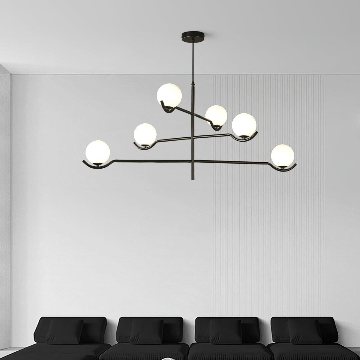 Elarose Glass Chandelier-Moonnatur