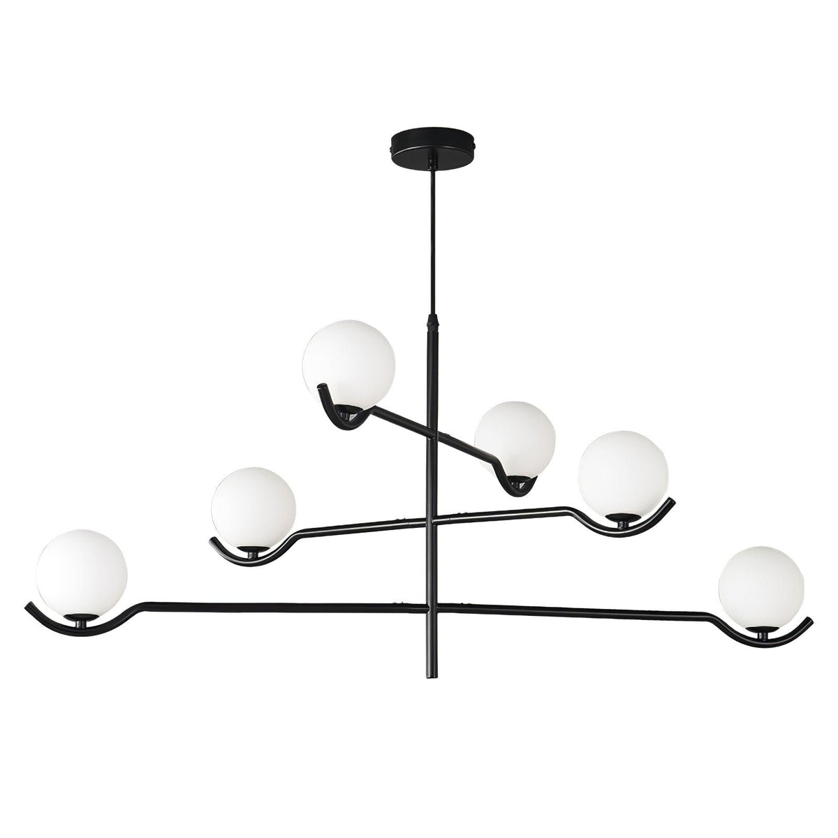 Elarose Glass Chandelier-Moonnatur