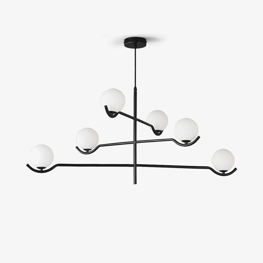Elarose Glass Chandelier-Moonnatur
