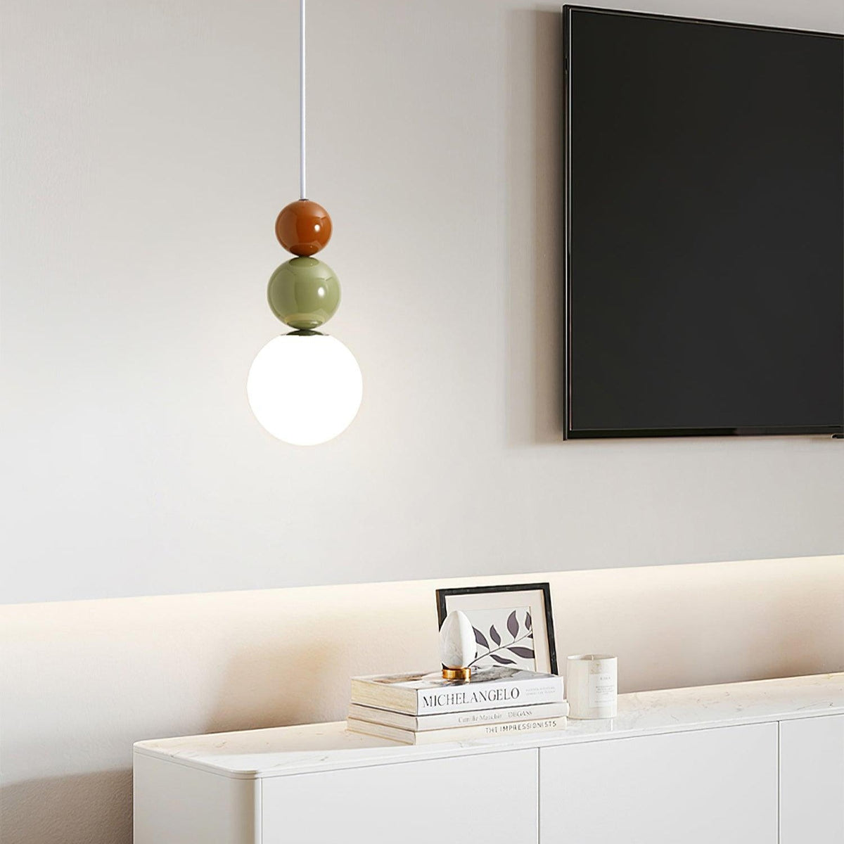 Emrenelis Polyethylene Pendant Light-Moonnatur
