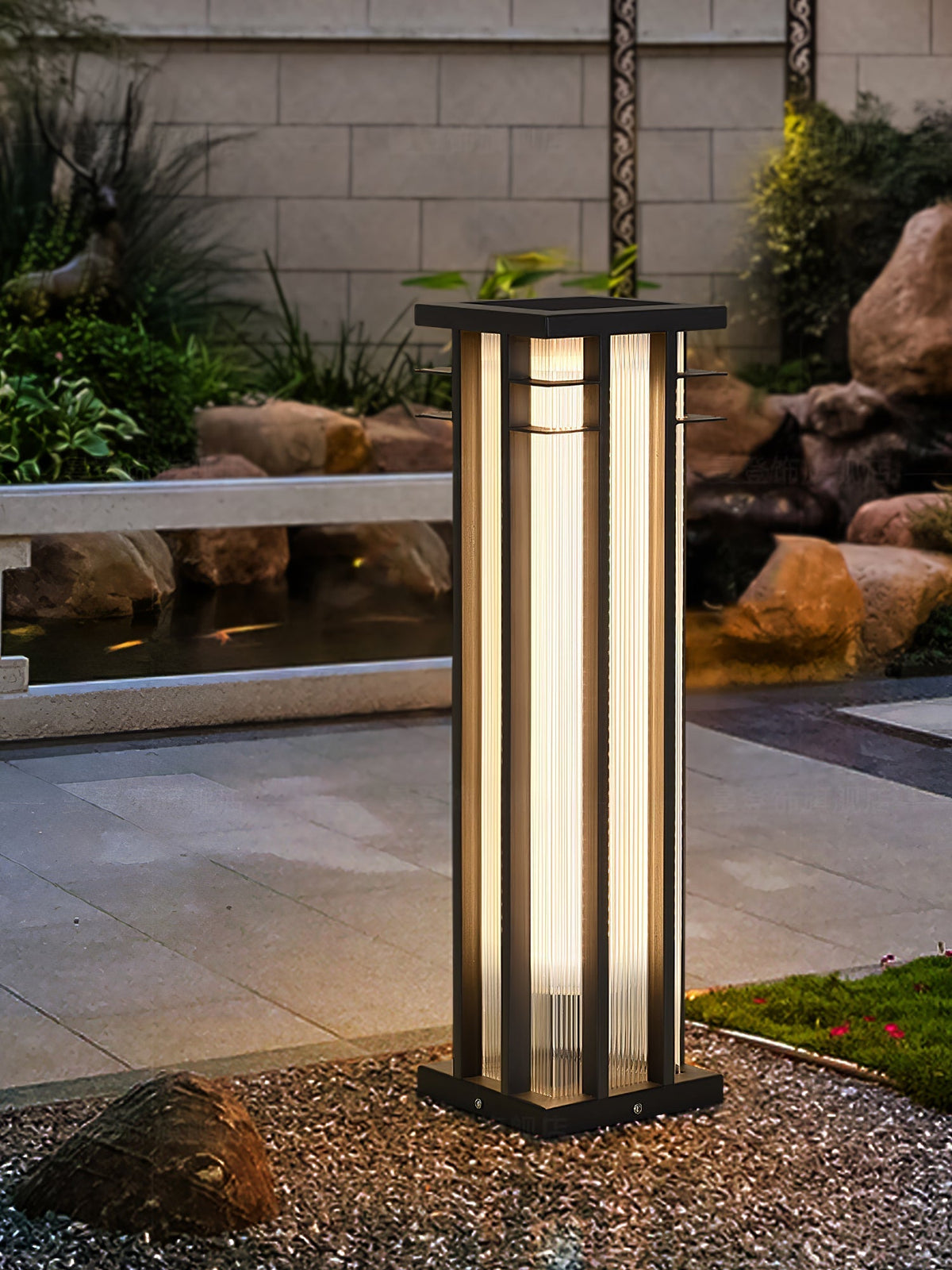 Xalenara Stainless Steel Post Light-Moonnatur