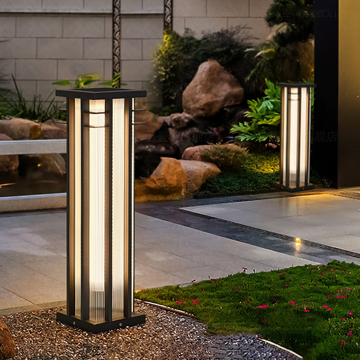 Xalenara Stainless Steel Post Light-Moonnatur