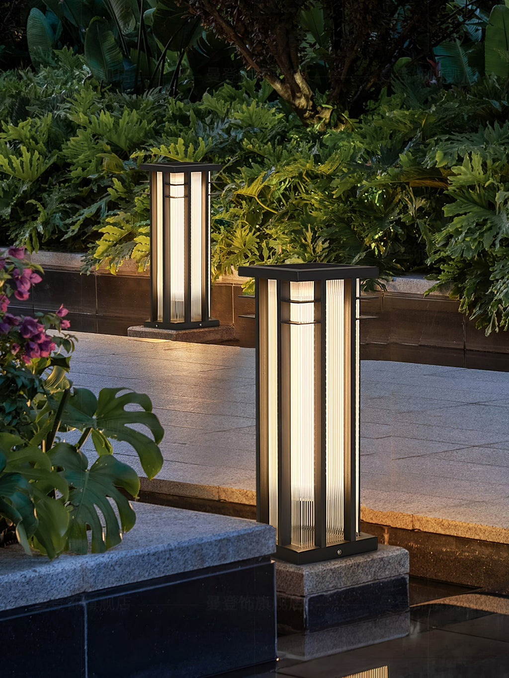 Xalenara Stainless Steel Post Light-Moonnatur