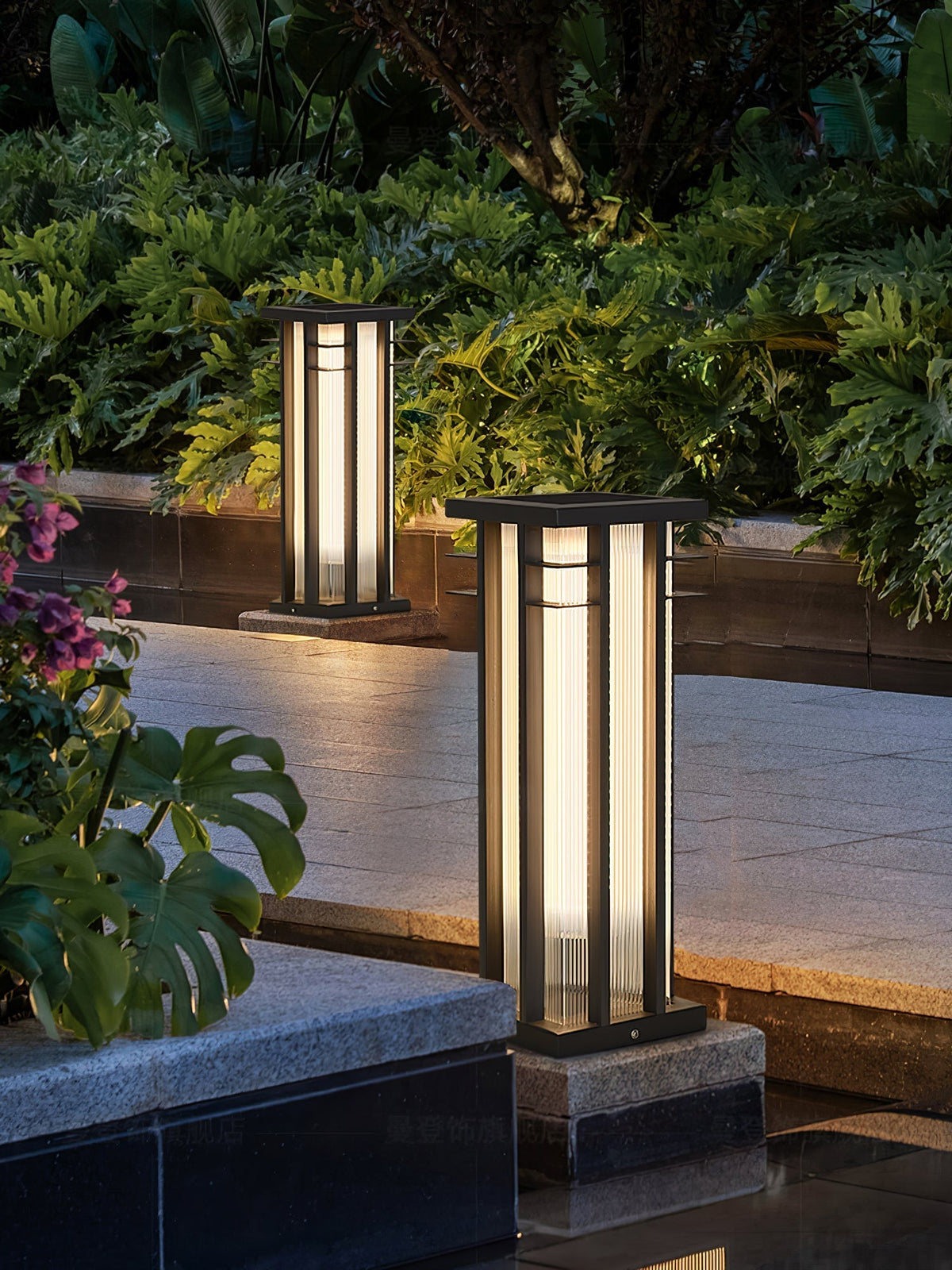 Xalenara Stainless Steel Post Light-Moonnatur