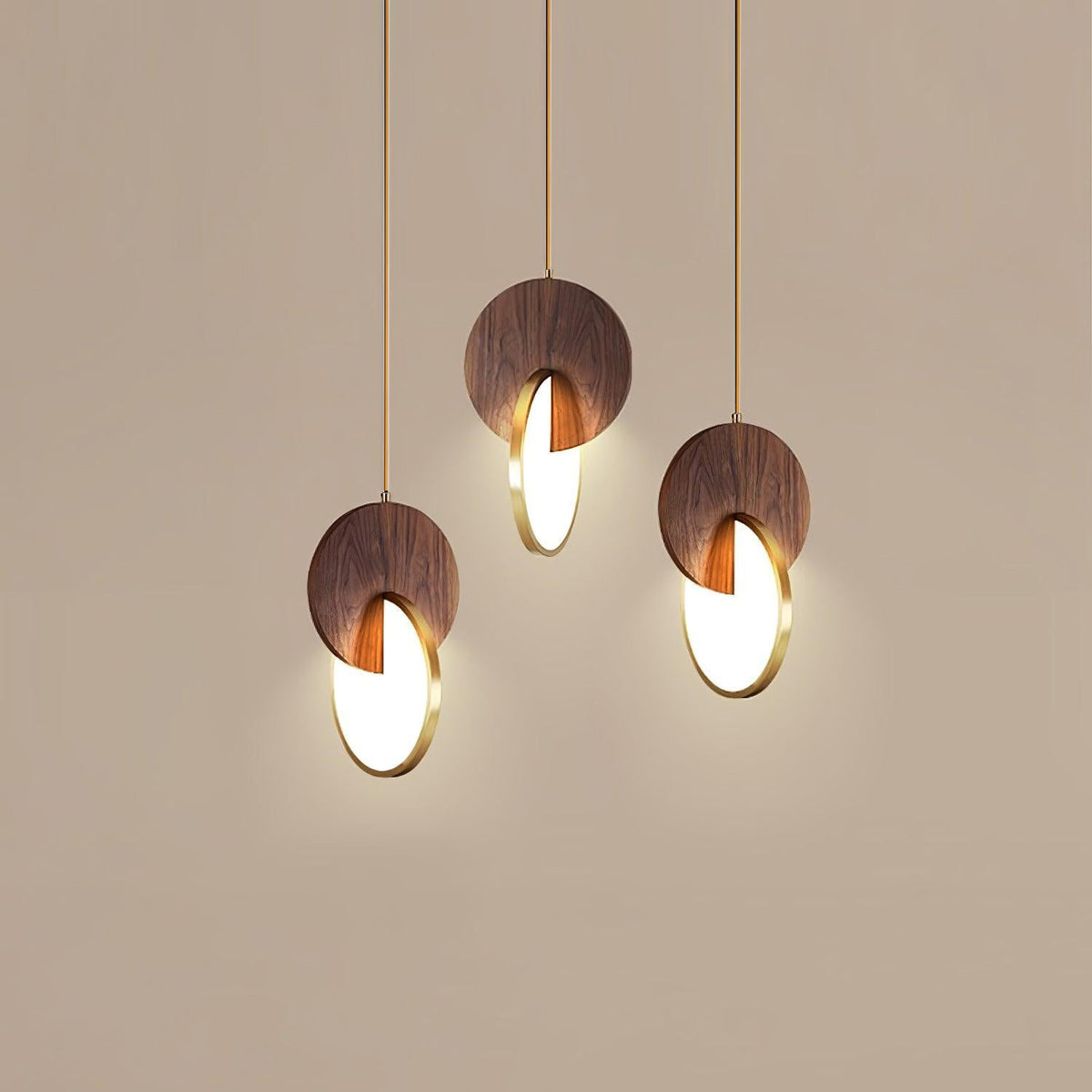 Tarenia Wood Pendant Light-Moonnatur