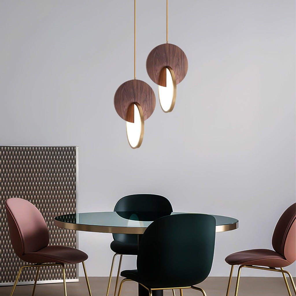 Tarenia Wood Pendant Light-Moonnatur