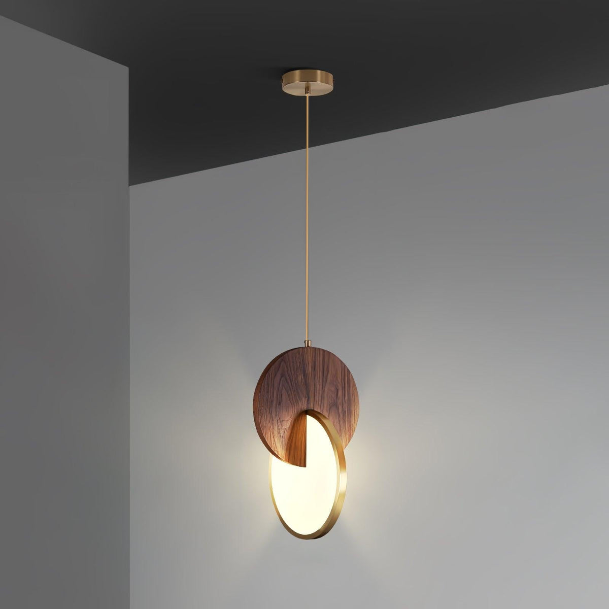 Tarenia Wood Pendant Light-Moonnatur