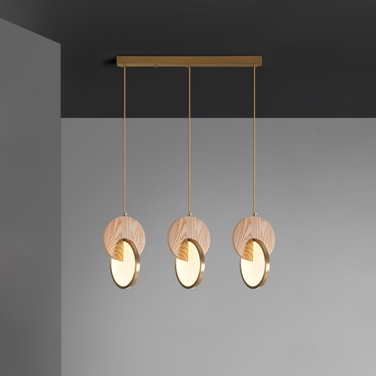 Tarenia Wood Pendant Light-Moonnatur