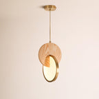 Tarenia Wood Pendant Light-Moonnatur