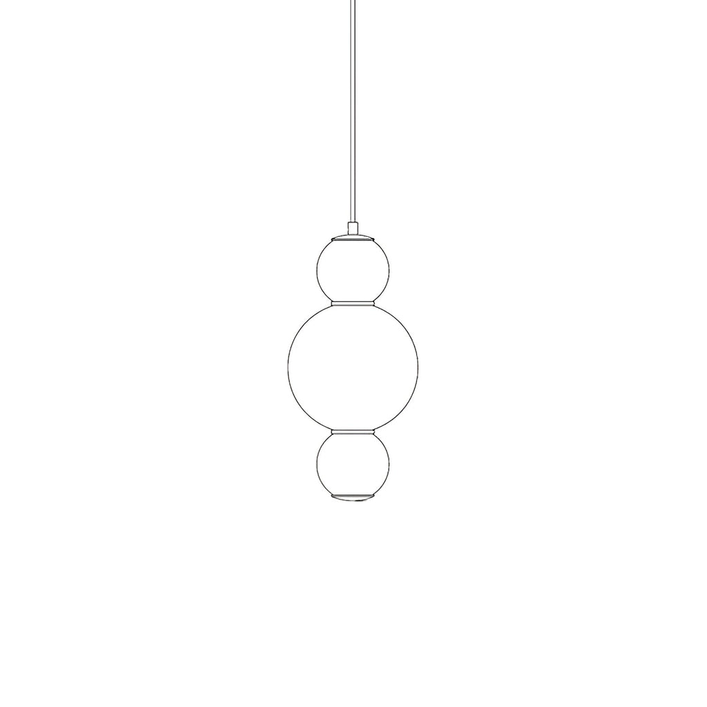 Yvenera Glass Pendant Light-Moonnatur