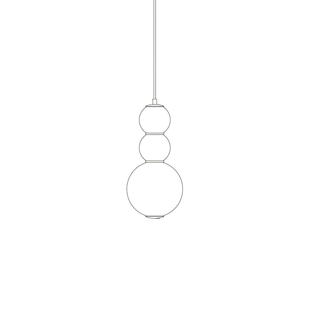 Yvenera Glass Pendant Light-Moonnatur